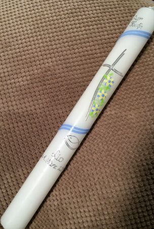 Preview: Kommunionkerze Konfirmationkerze Jungen (207KK)