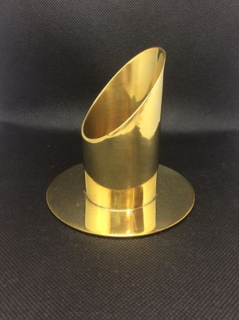 Preview: Kerzenständer gold für Kerzen 4 cm (37ZB)