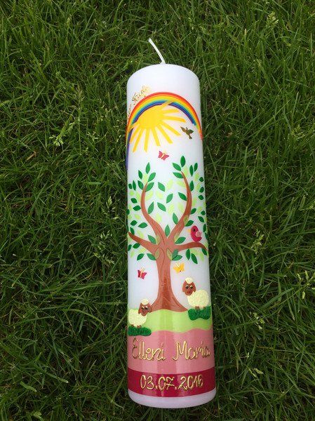 Taufkerze Lebenbaum
